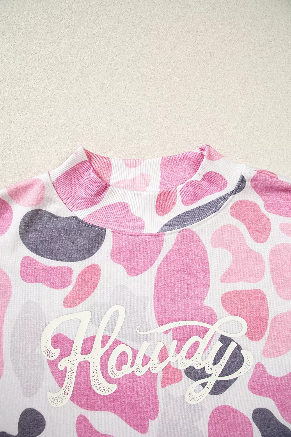Camouflage Western Style Pullover Sweatshirt, image 5