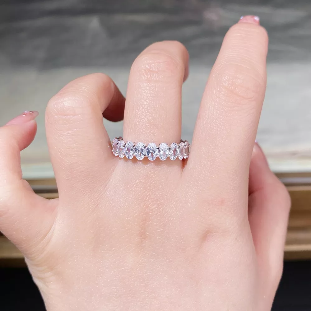 925 Sterling Silver Zircon Ring, image 2