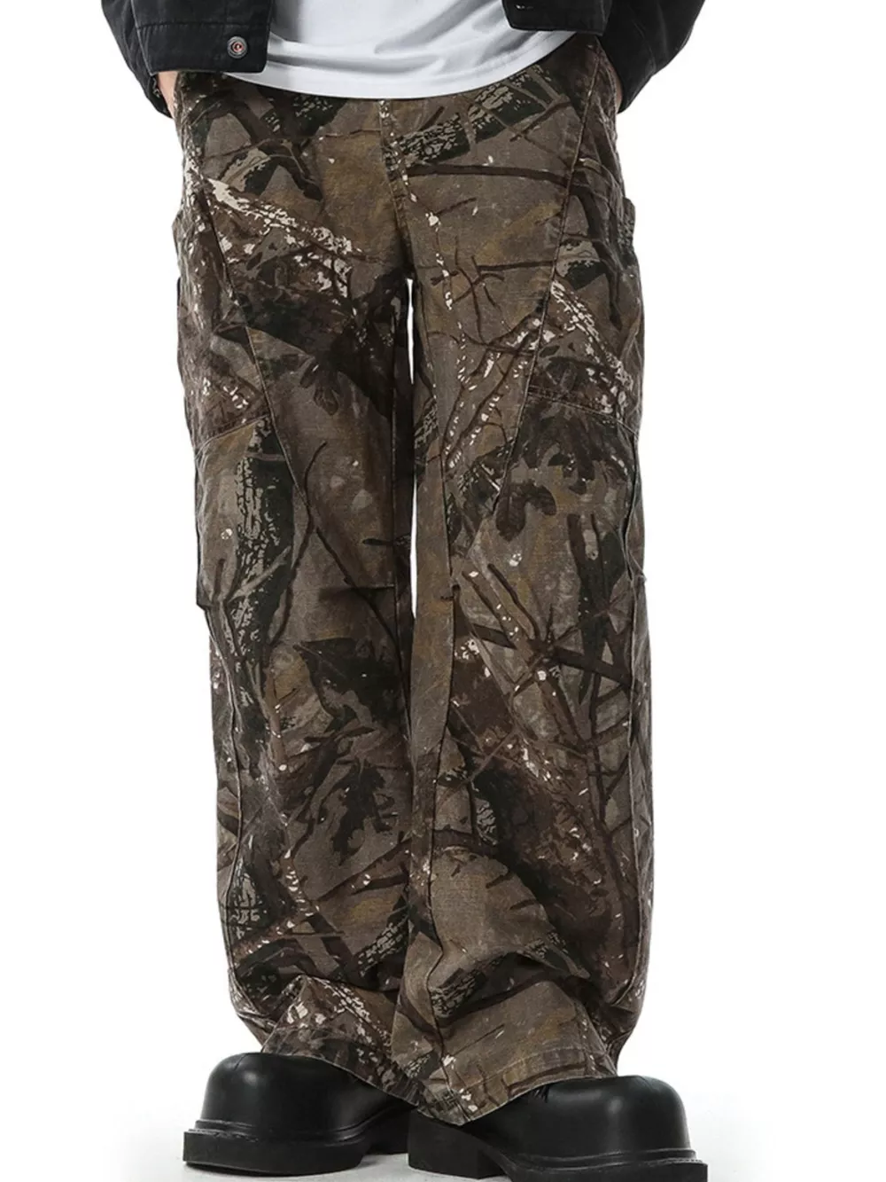 Men's Full Size Relaxed Fit Camo Pants Plus Size