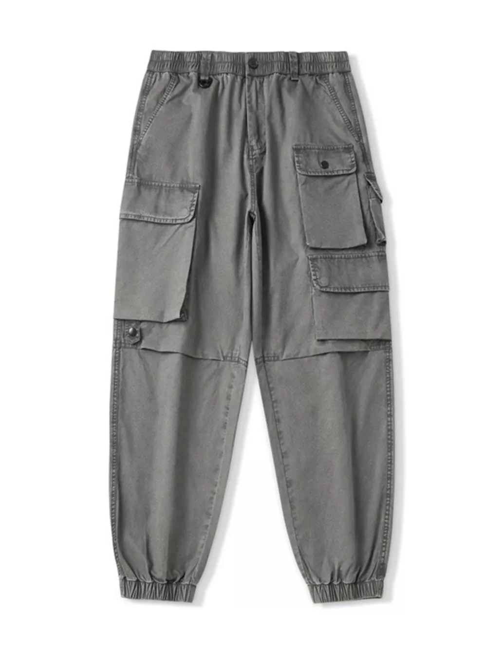 Men's Plus Size Relaxed Fit Multi-Pocket Cargo Pants, image 6