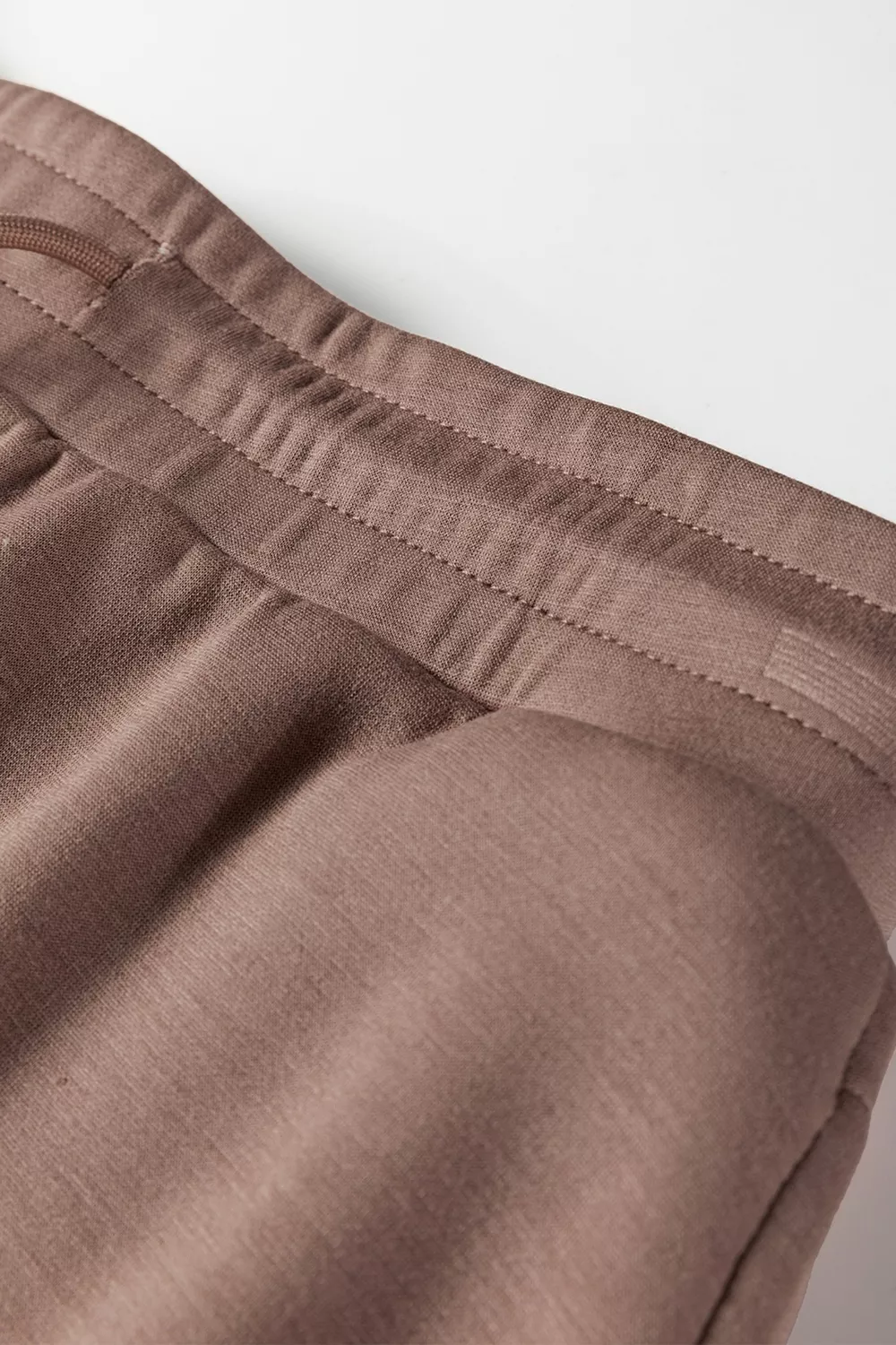 Solid Color Drop Shoulder Pullover Drawstring Mini Skirt 2pcs Outfit, image 8