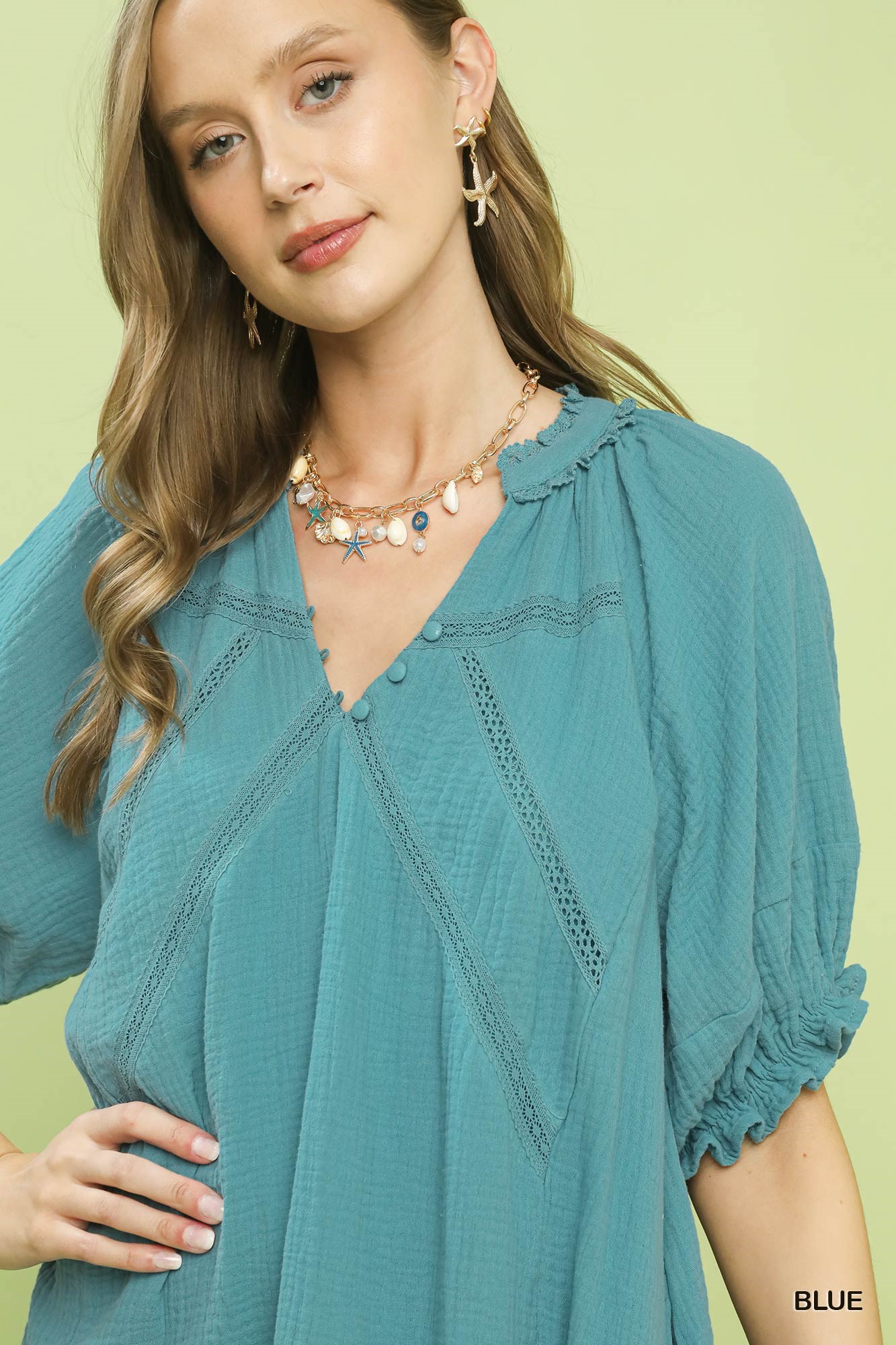 Cotton Gauze Mini Dress, image 4