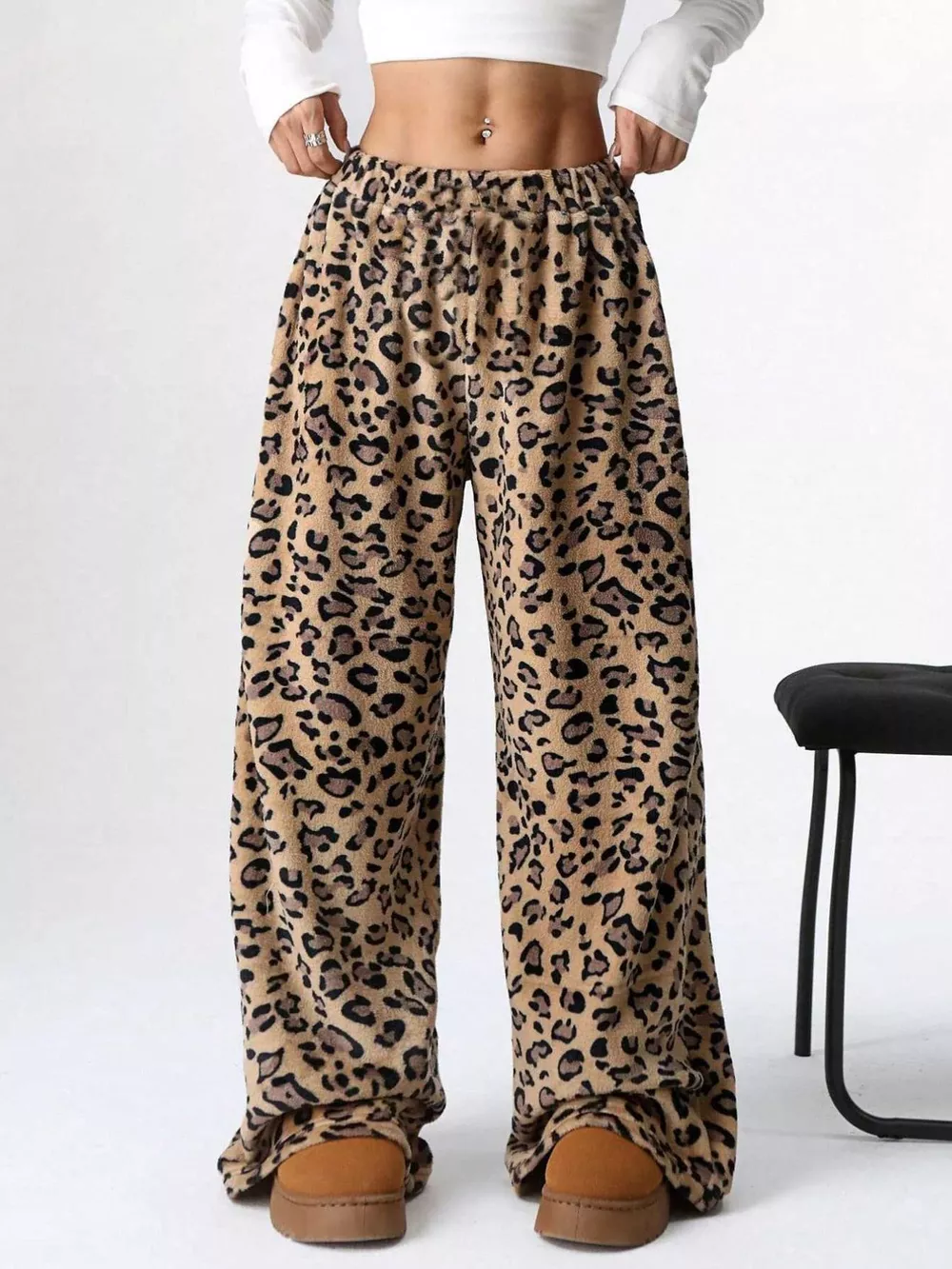 Drawstring Wide Leg Pants, image 24