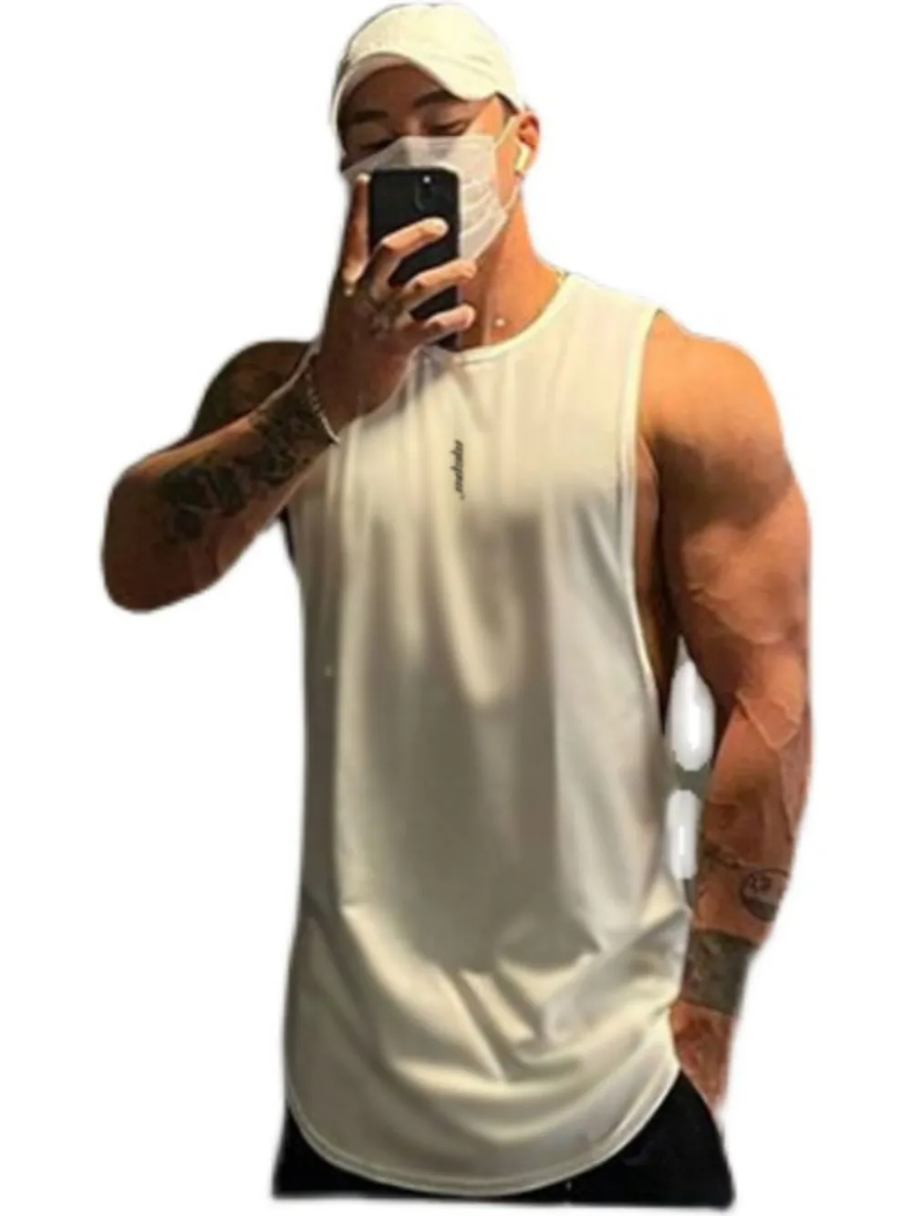 Men's Plus Size Round Neck Tank, image 3