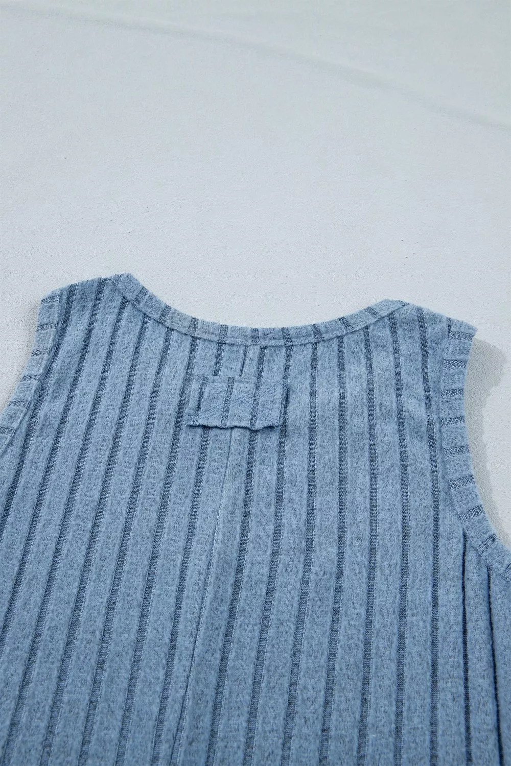 Slim Ribbed Mineral Wash Tank Top, image 6