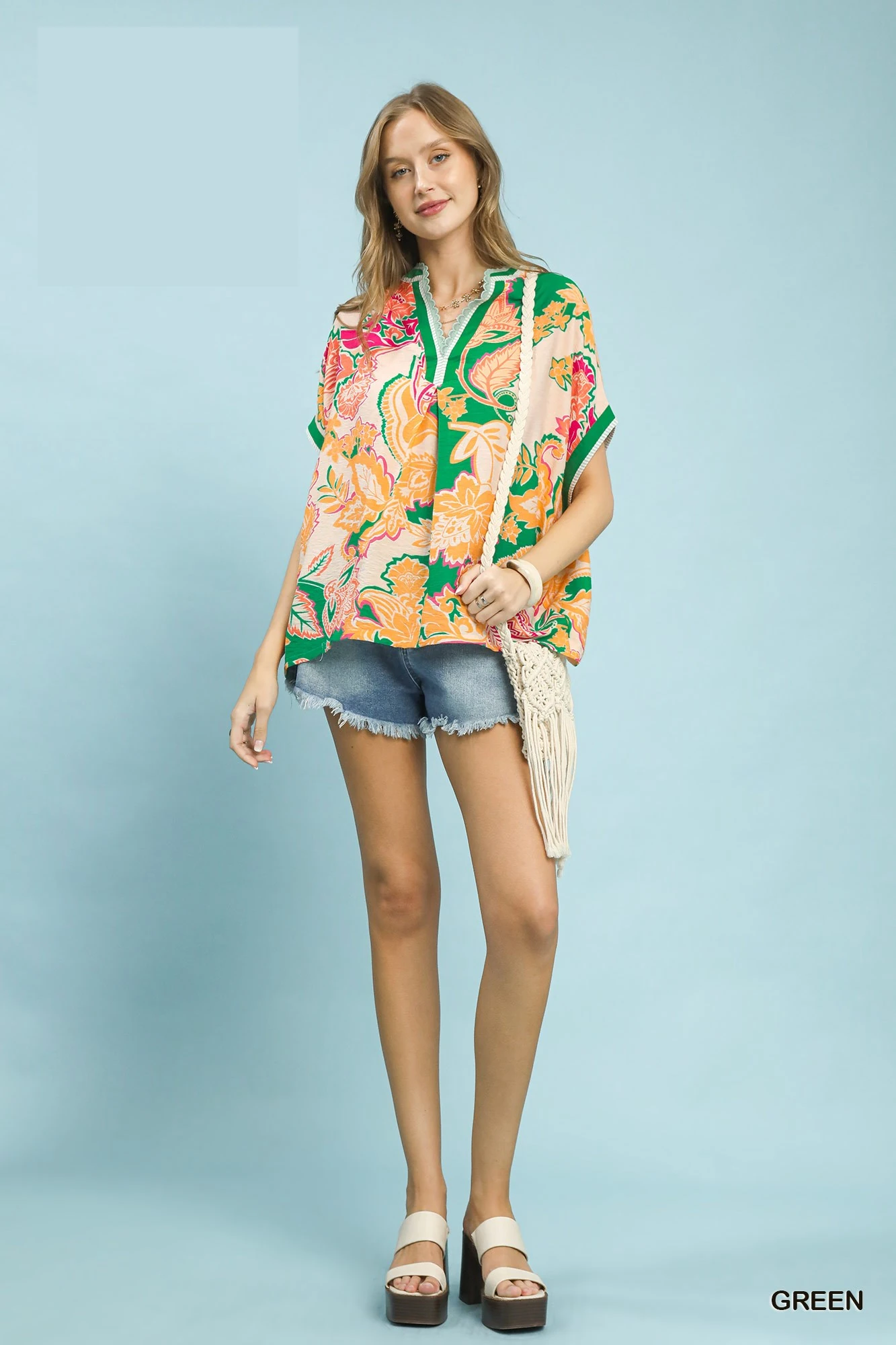 Abstract Print Oversized Top, image 4
