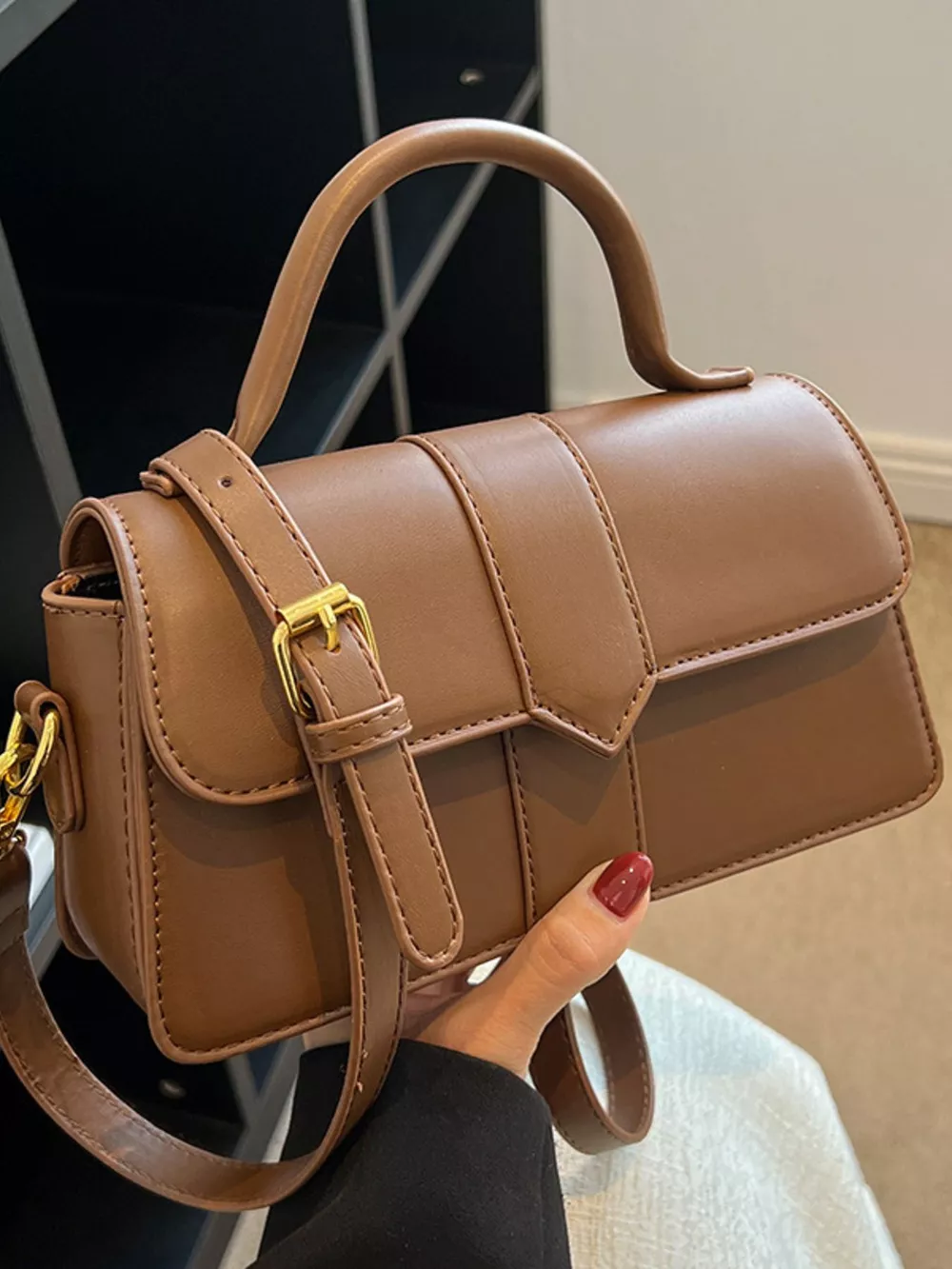 Top Handle Crossbody Bag, image 6