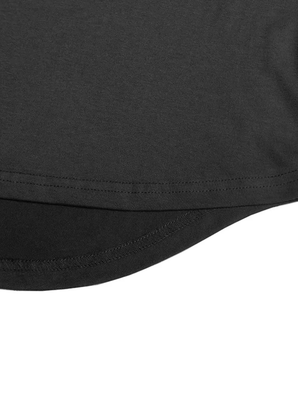 Men's Basic Curved Hem T-Shirt, image 5