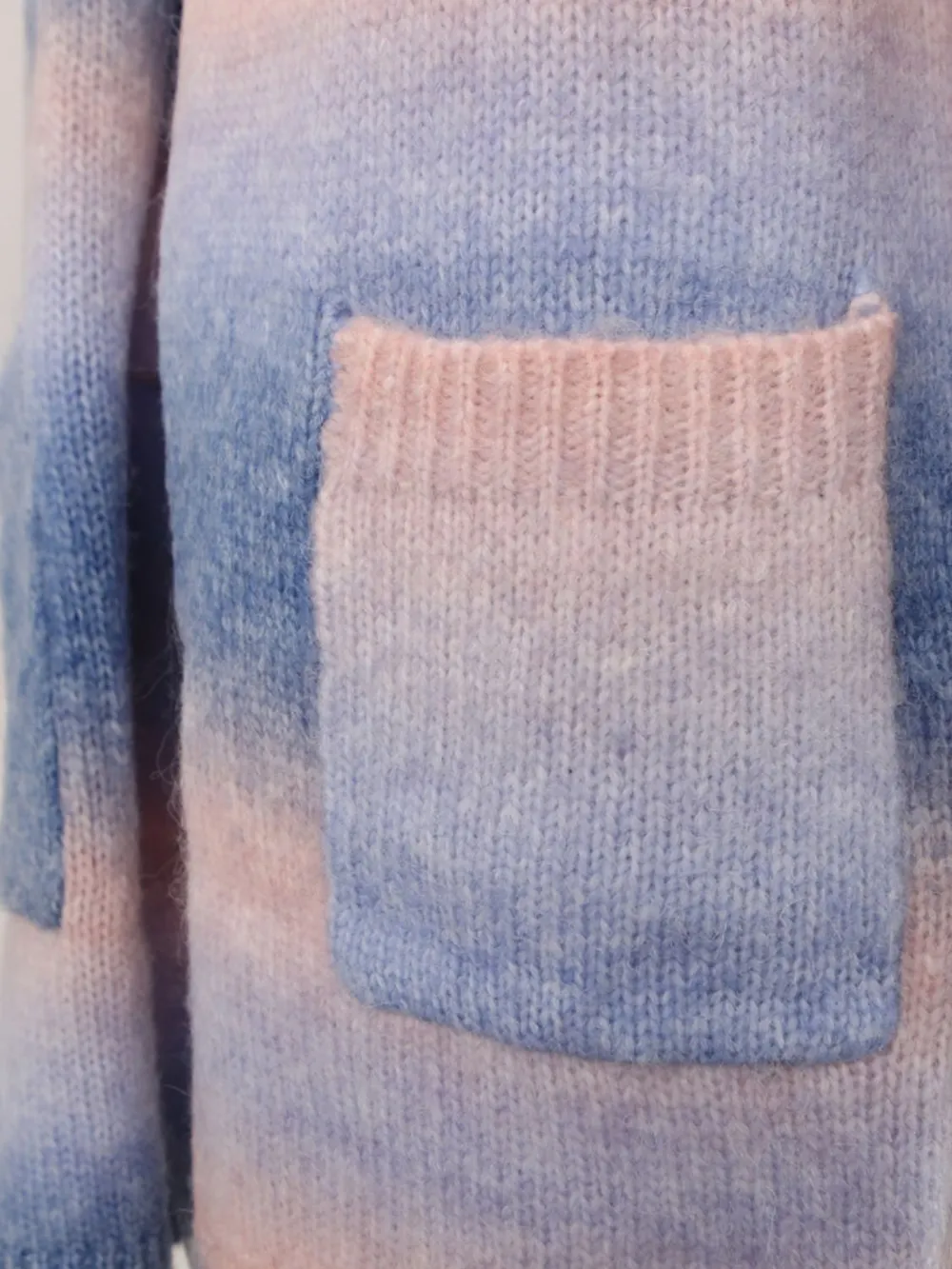 Full Size Pocketed Open Front Gradient Cardigan, image 11