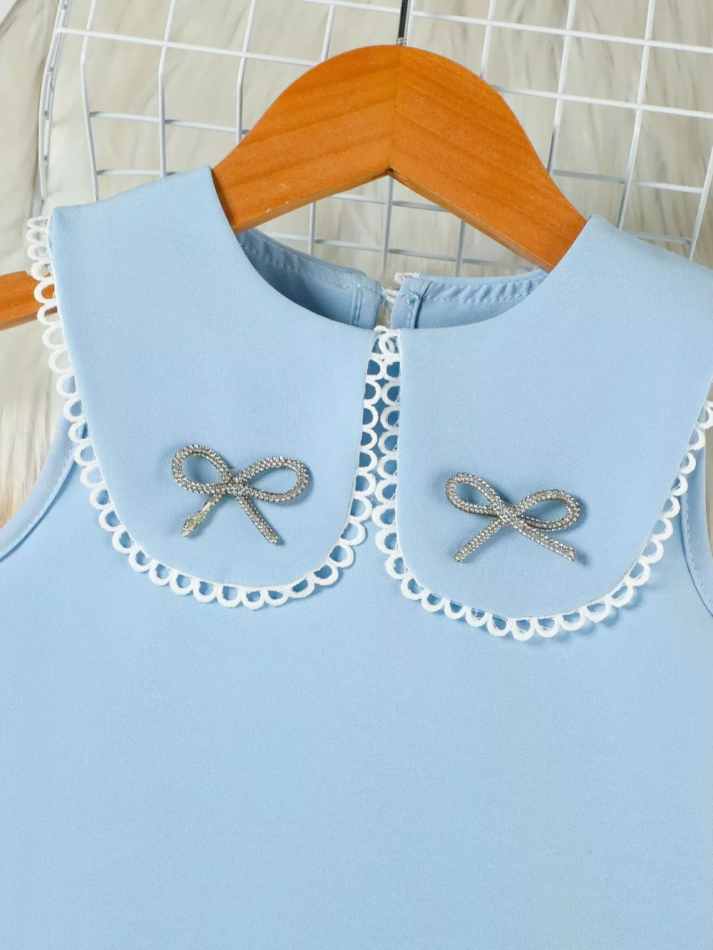 Children's Bow-Accented Pleated Dress, image 13