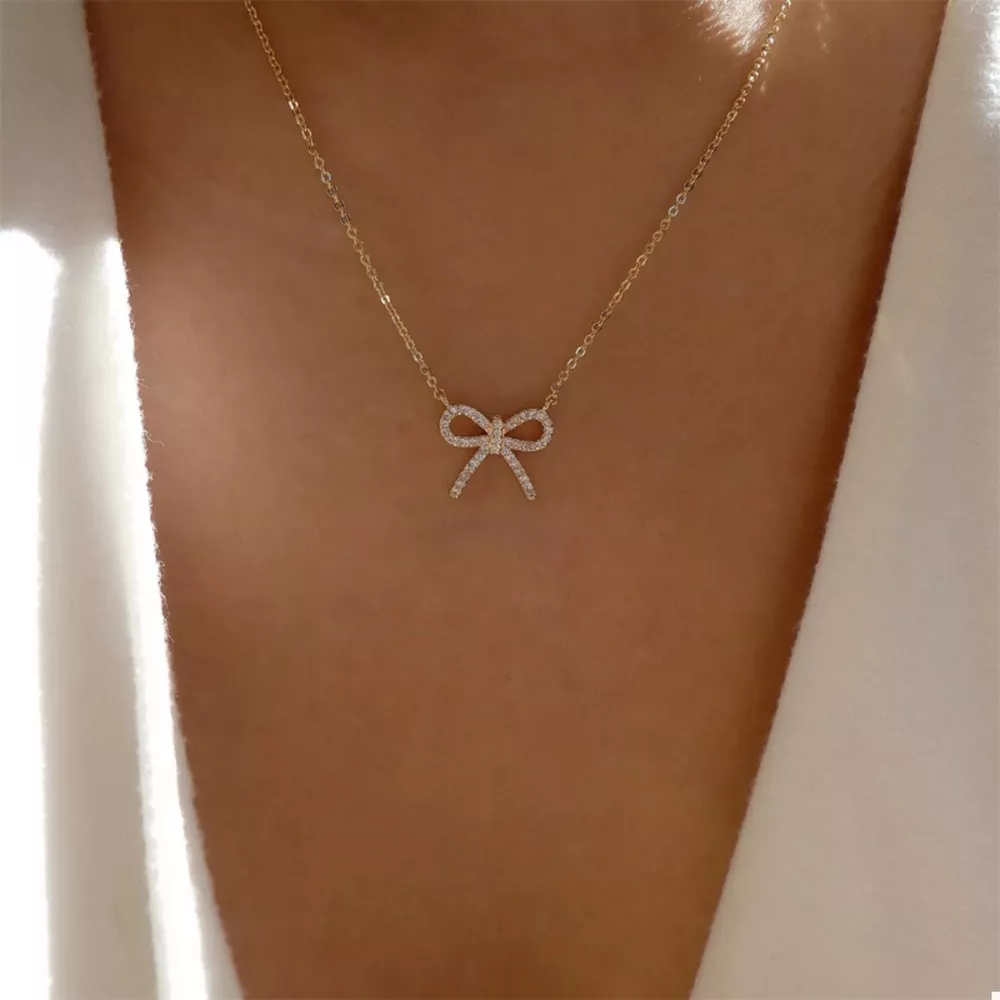 Bowknot Pendant Necklace