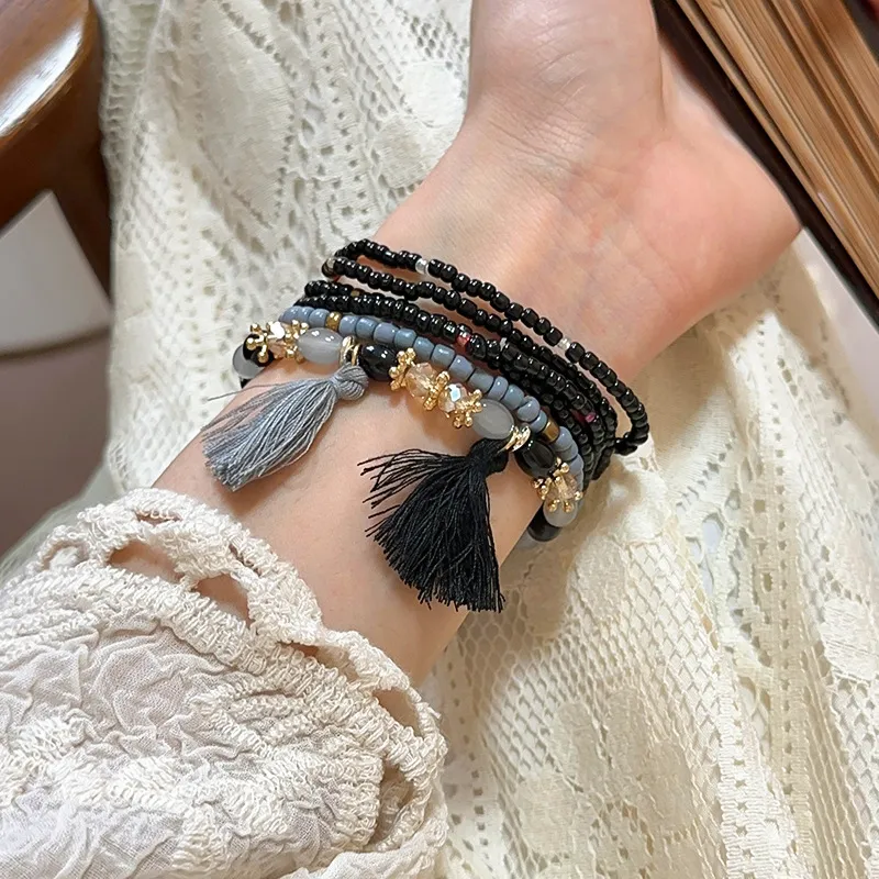 Tassel Rice Bead Bracelet, image 4