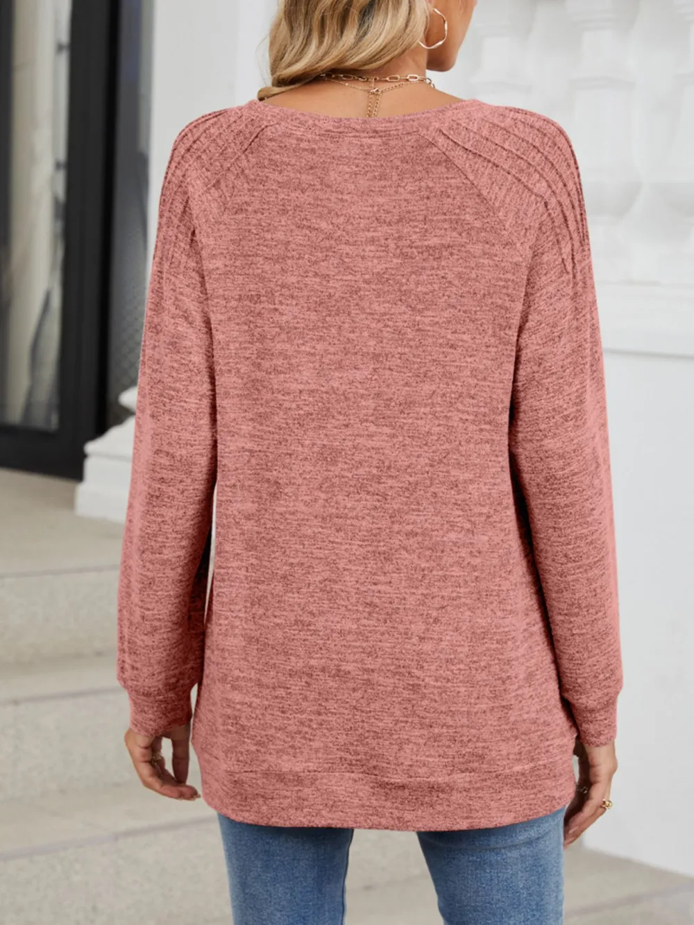 Round Neck Long Sleeve T-Shirt, image 28