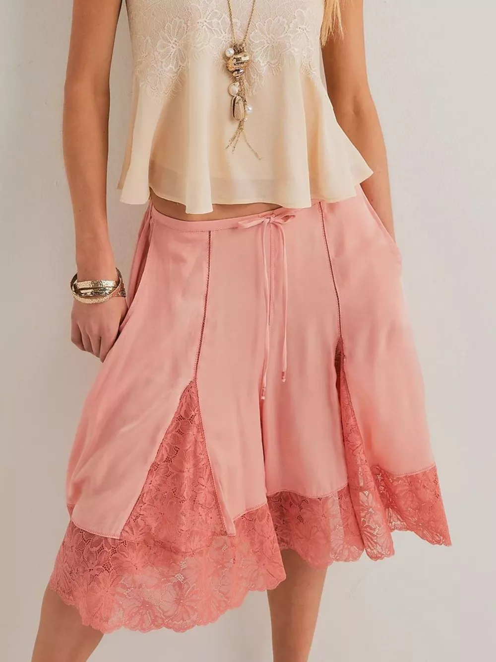 Lace Trimmed Shorts, image 5