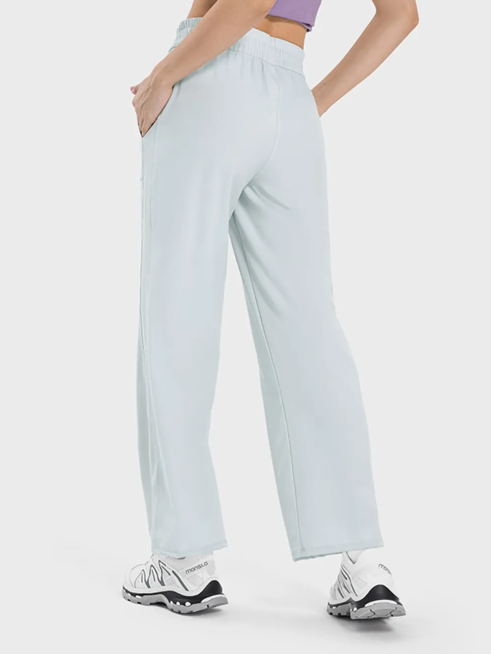 Drawstring Pocketed Active Pants, image 12