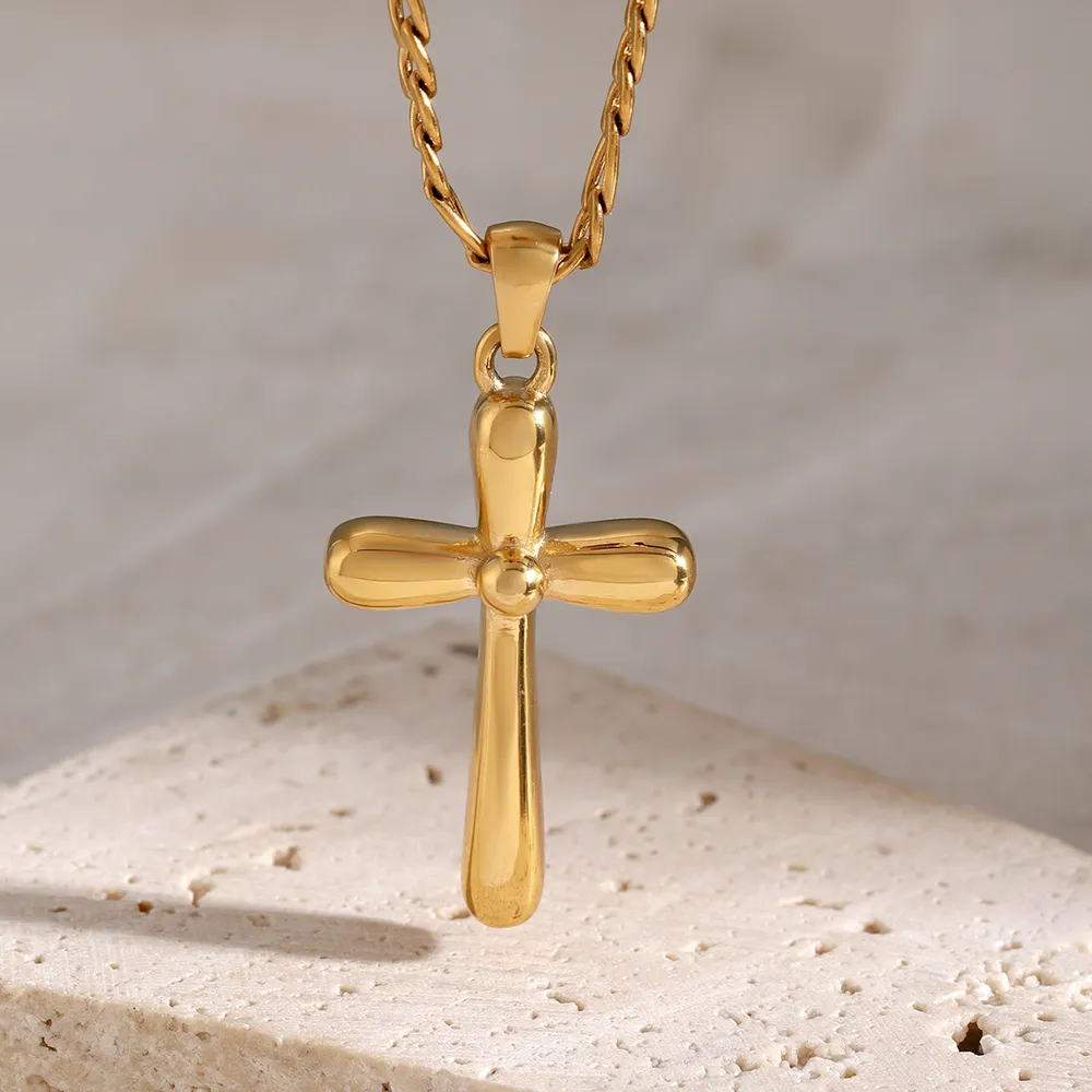 Stainless Steel Cross Necklace, image 2