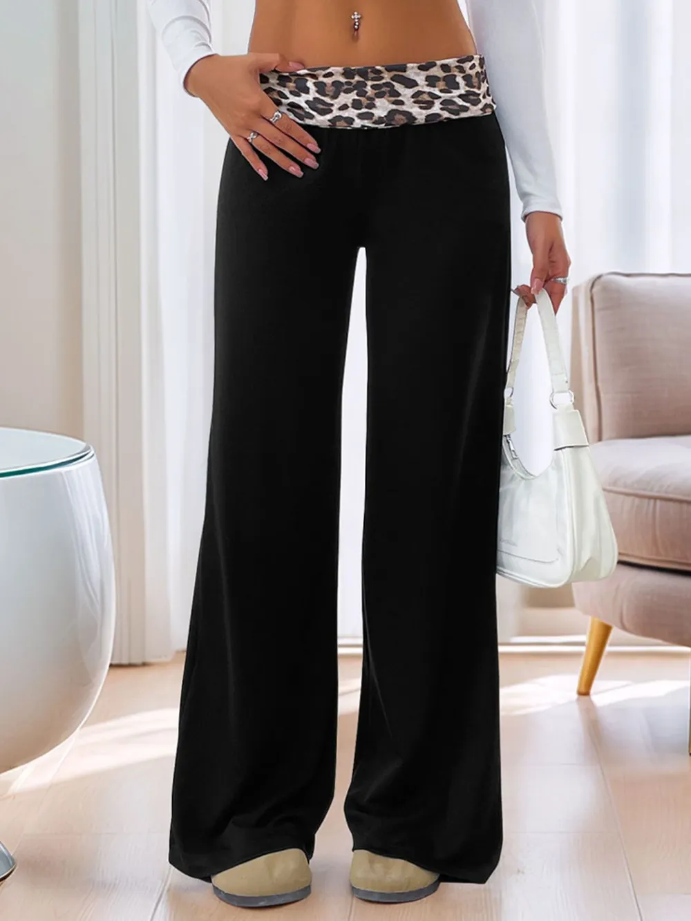 High Waist Leopard Pants, image 5
