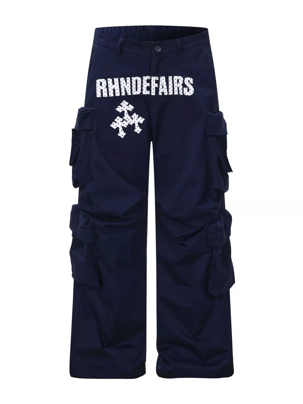 Men's Wide Leg Cargo Pants, image 4