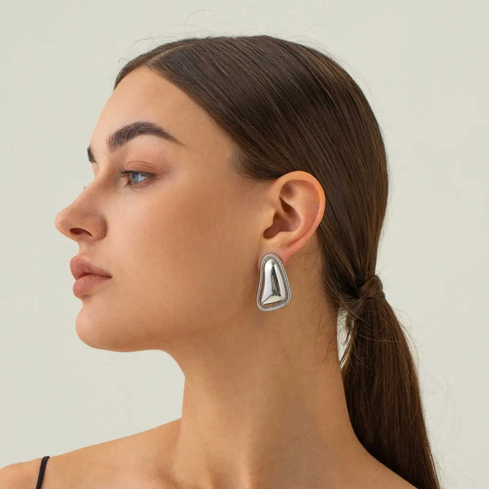 Stainless Steel Stud Earrings, image 5