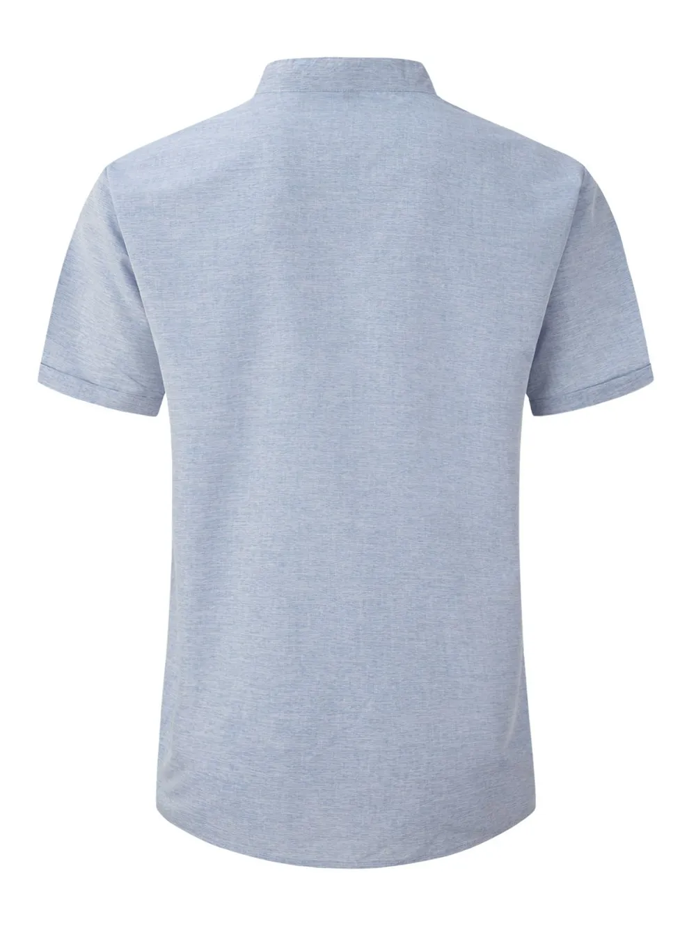 Men's Full Size Button Detail Short Sleeve Polo Plus Size, image 8