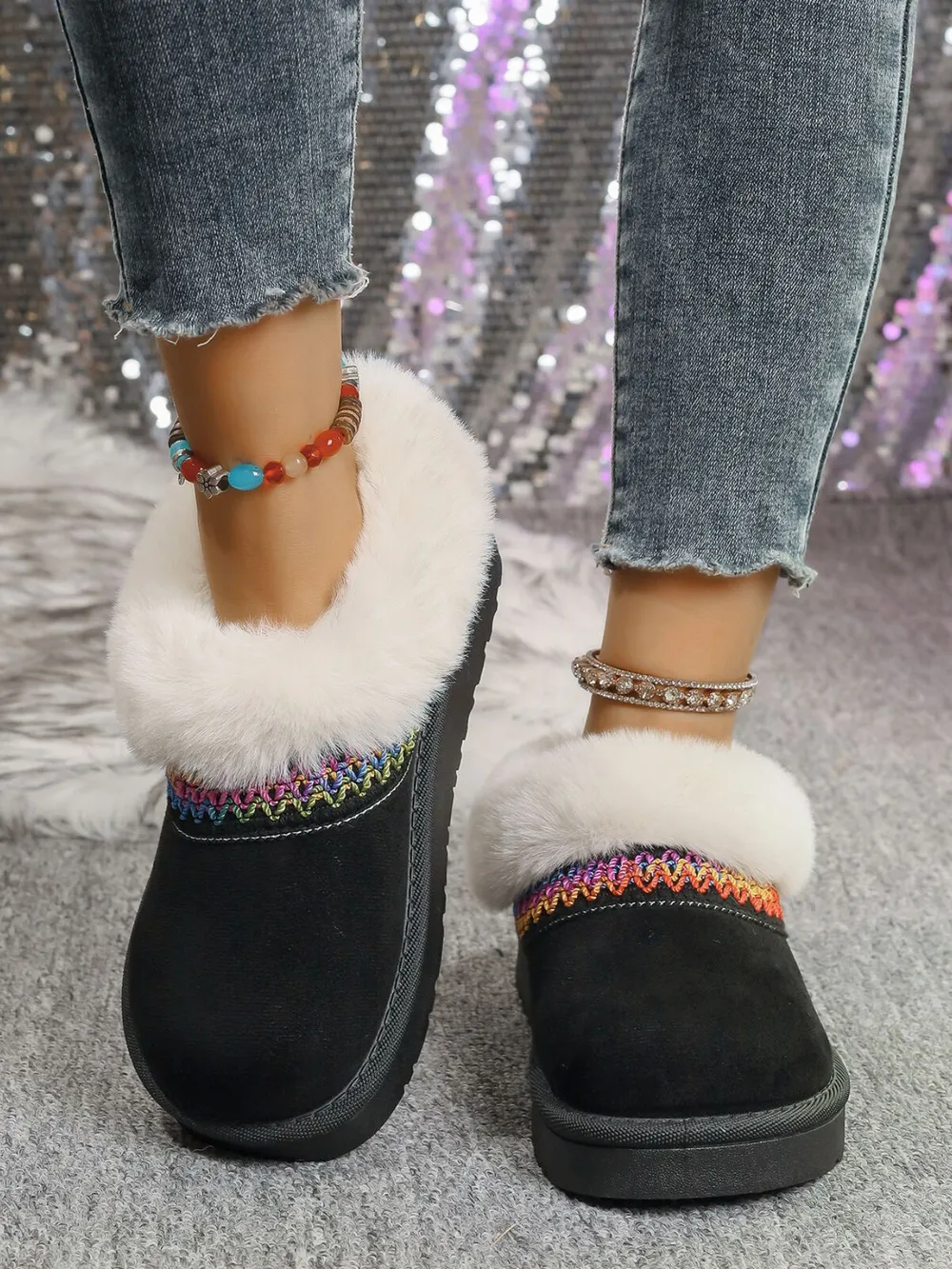 Round Toe Platform Boots, image 6