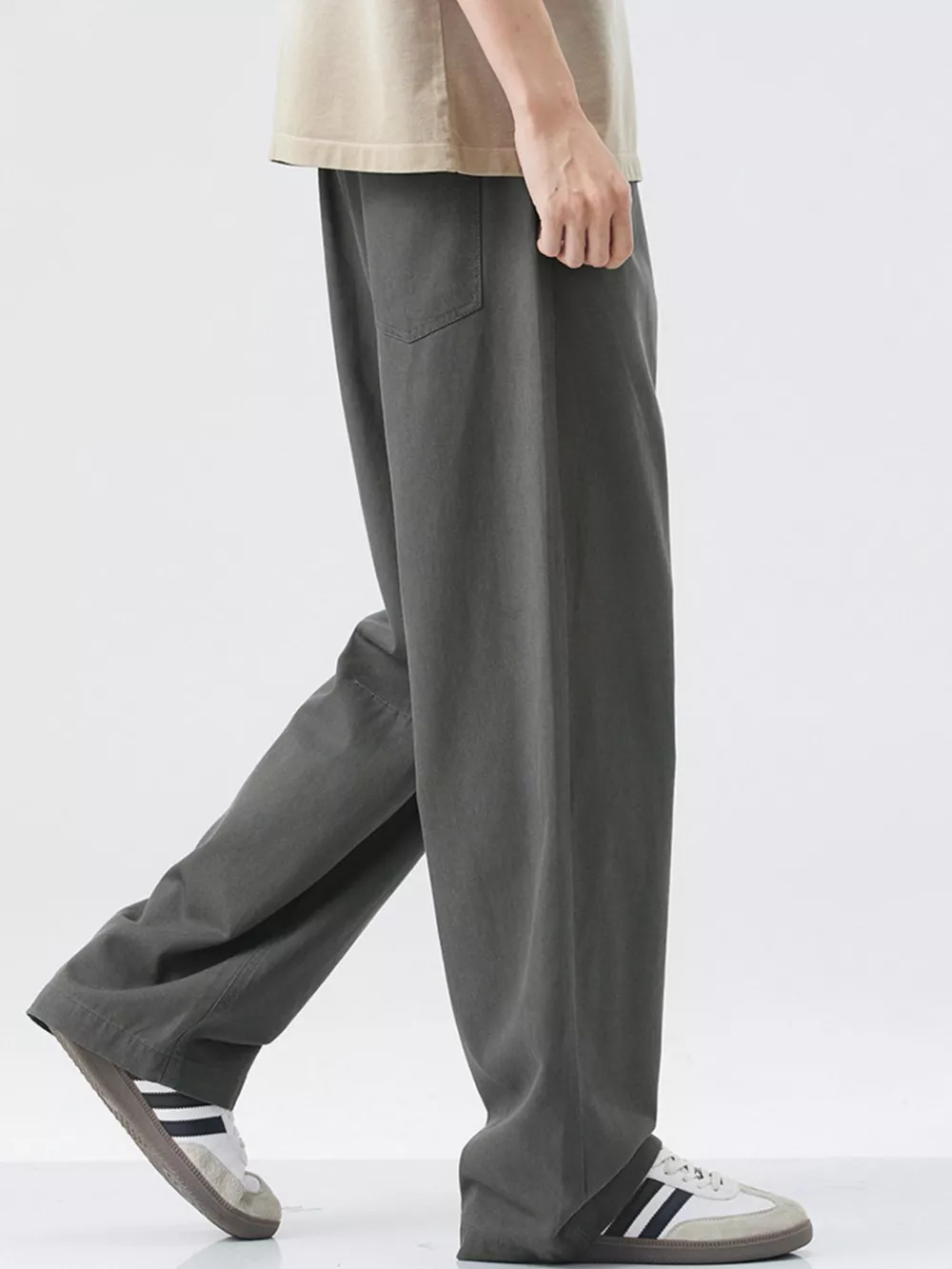 Men's Wide Leg Casual Pants, image 6