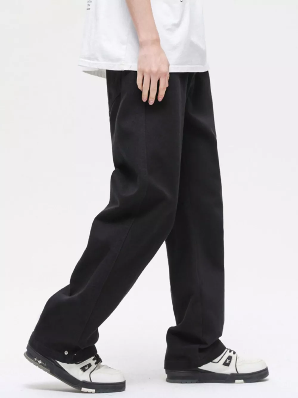 Men's Full Size Washed Wide Leg Jeans Plus Size, image 8
