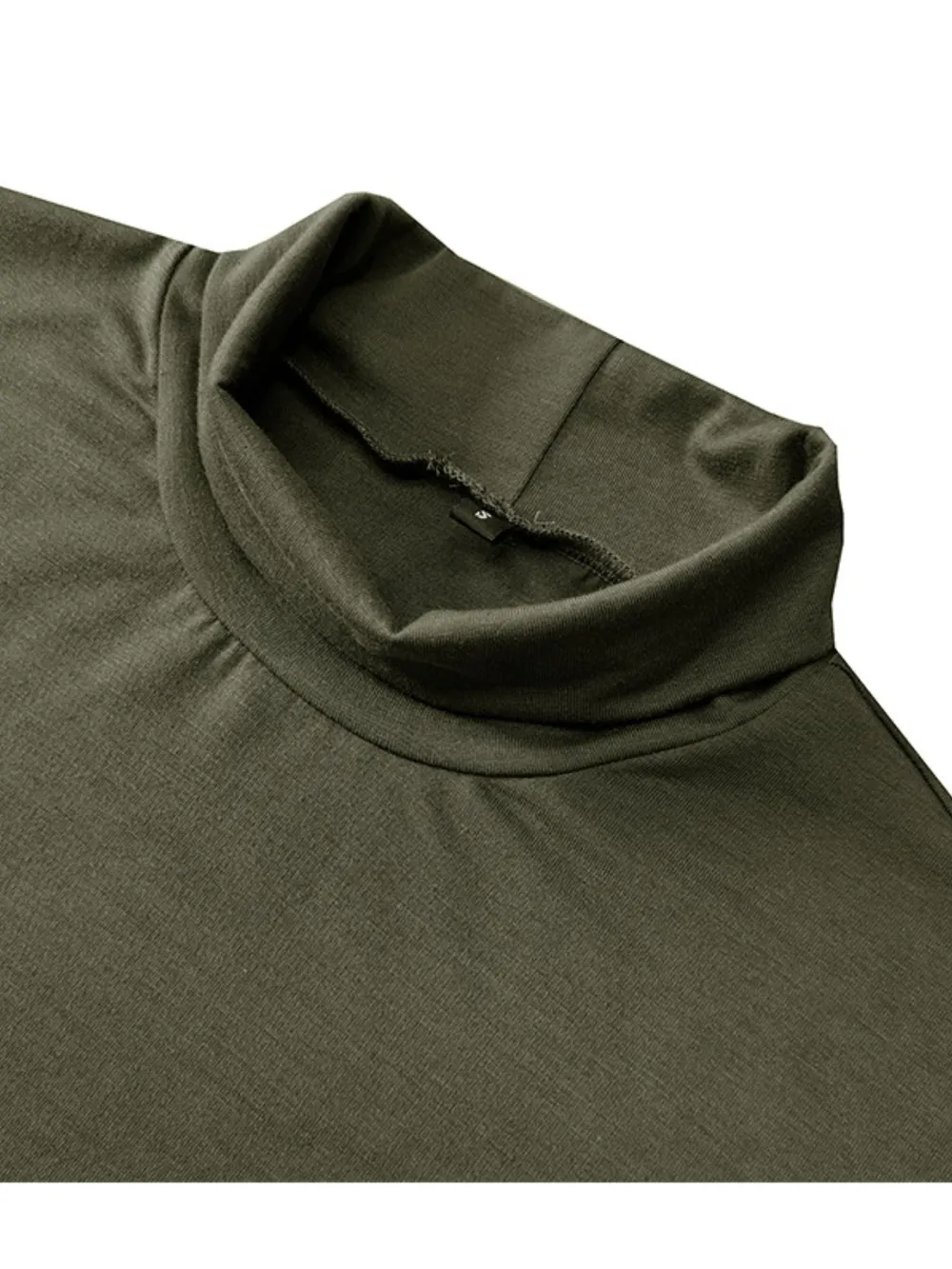 Men's Full Size Mock Neck Short Sleeve T-Shirt Plus Size, image 5