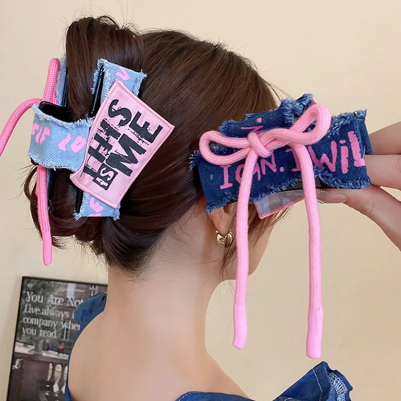 Acrylic Braided Rope Hair Claw Clip, image 10