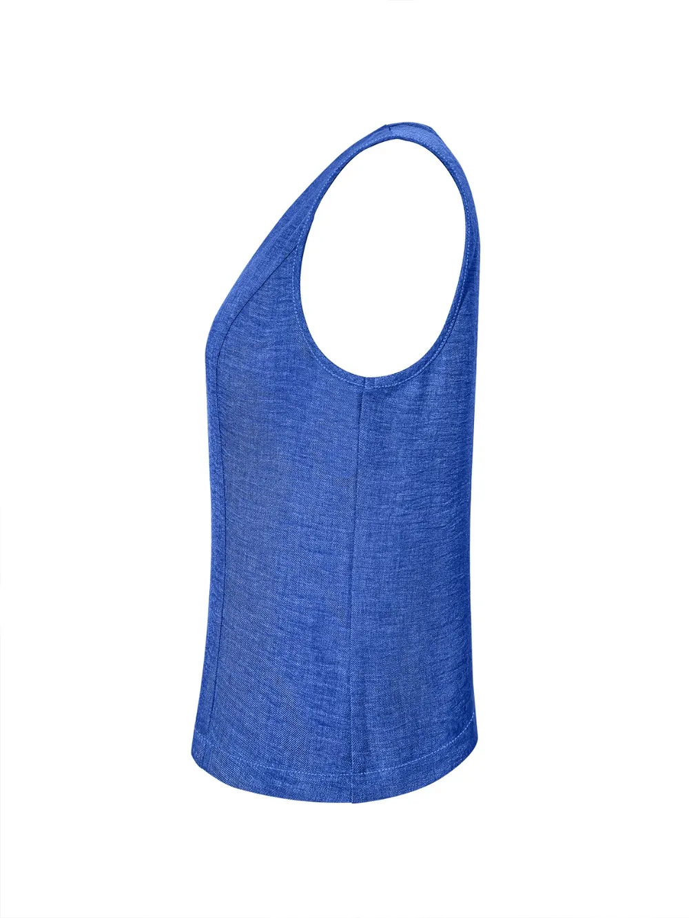 V-Neck Button Up Vest Coat, image 3