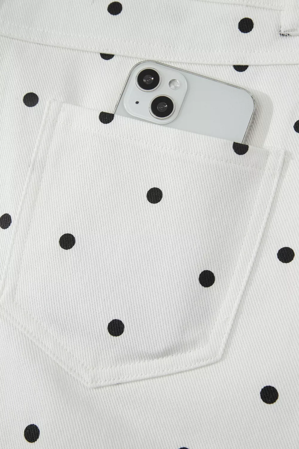 Polka Dot Scalloped Hem Shorts, image 9