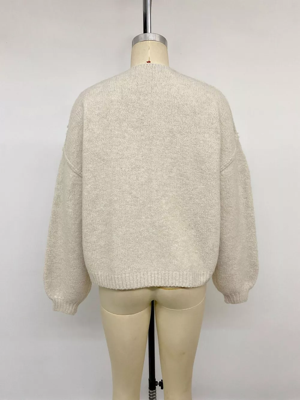 Open Front Dropped Shoulder Cardigan, image 13
