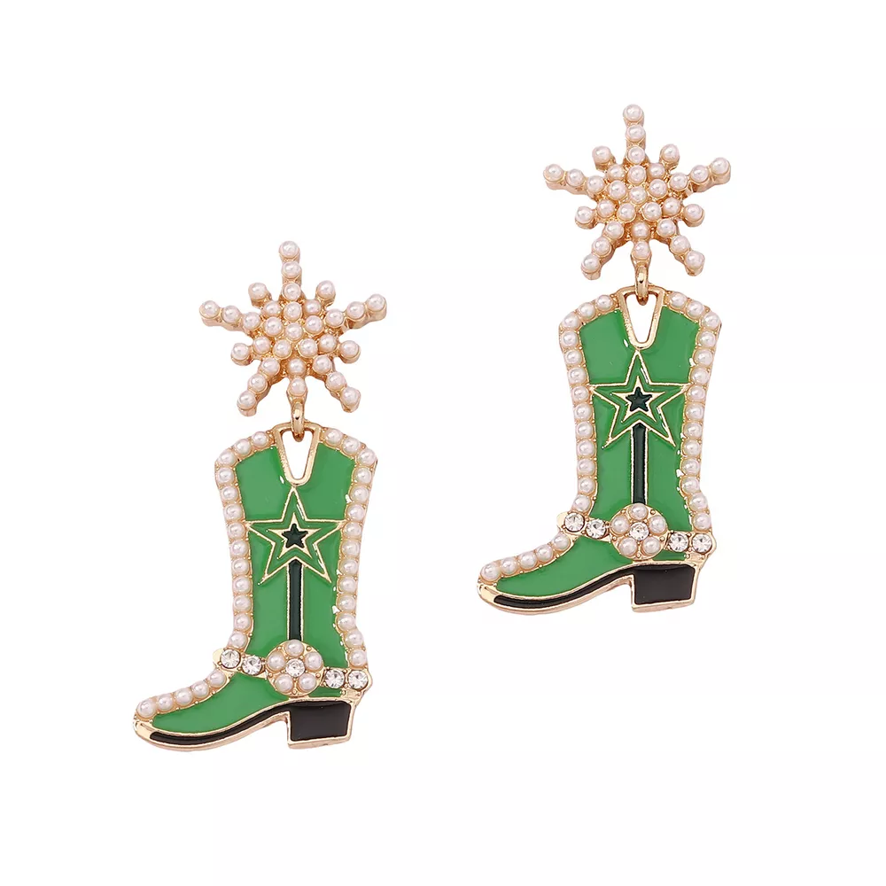 Cowgirl Boot Dangle Earrings, image 5