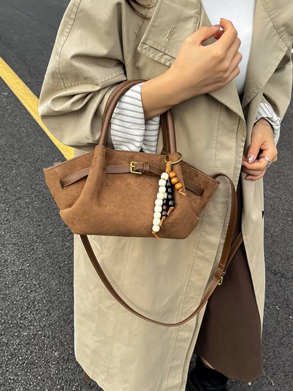 Buckle Decor Tote Bag, image 19