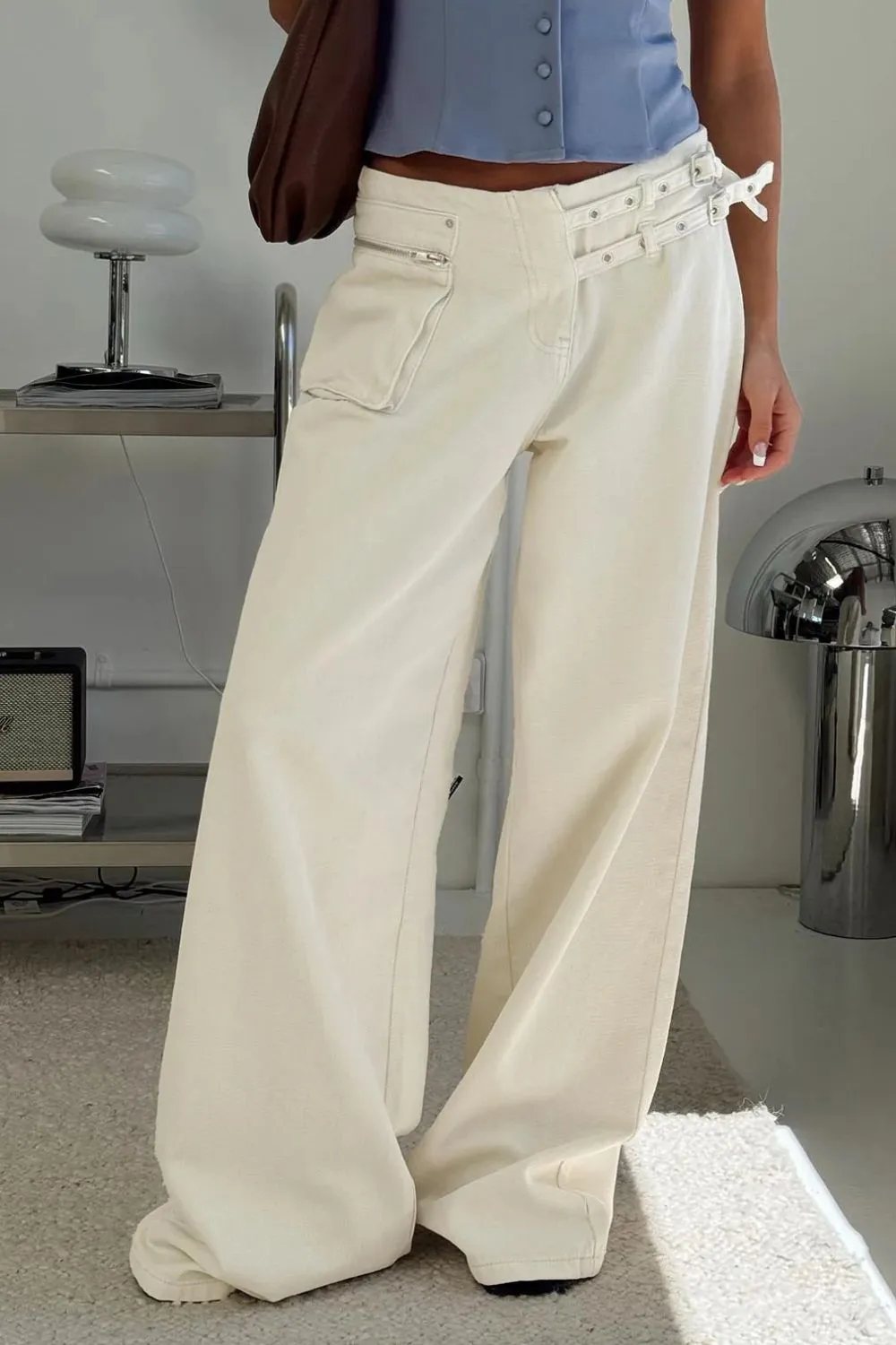 Wide Leg Jeans with Pockets, image 15