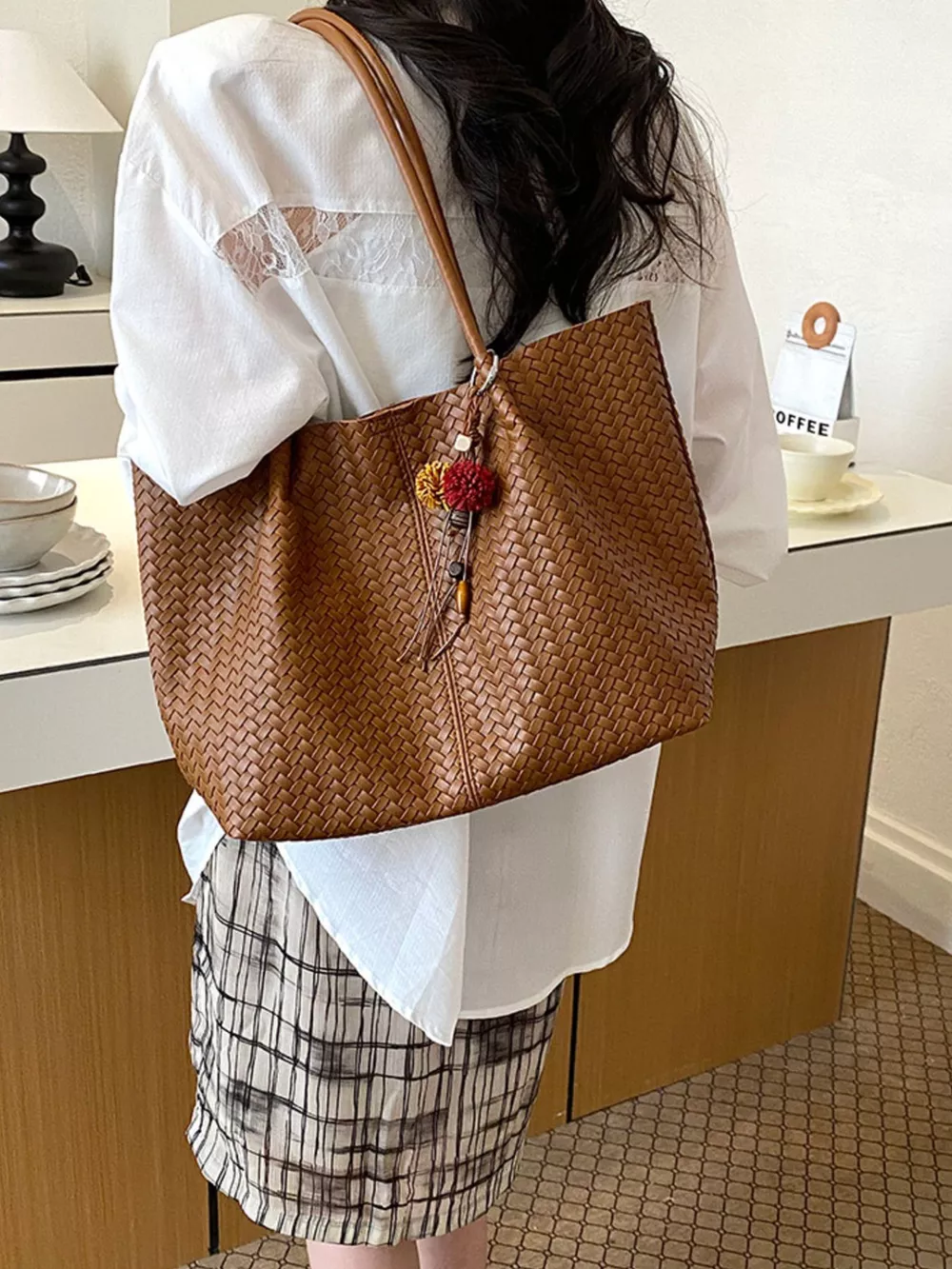 PU Leather Tote Bag, image 7