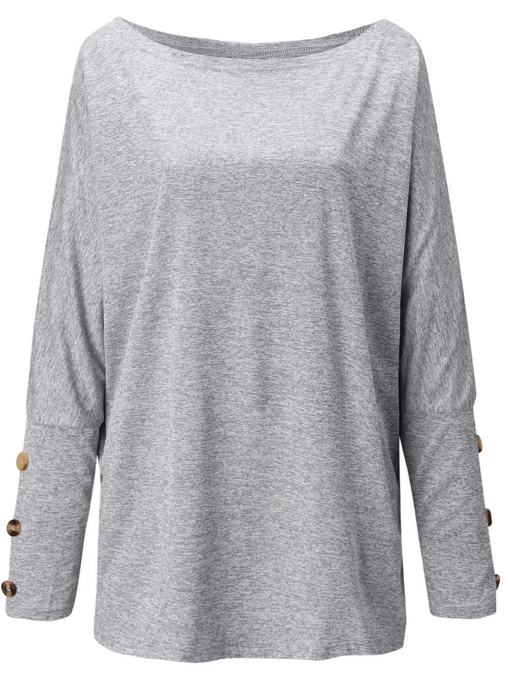 One Shoulder Long Sleeve T-Shirt, image 3