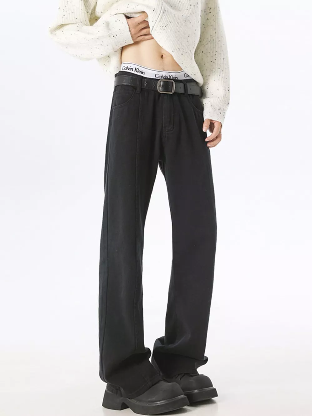 Men's Wide Leg Jeans