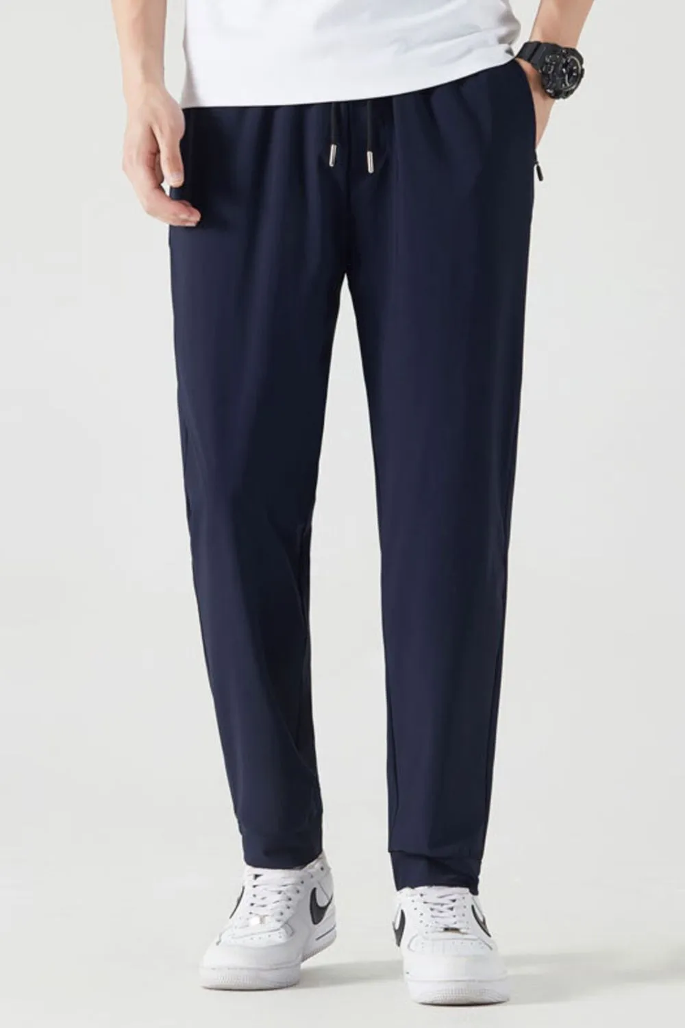 Men's Plus Size Relaxed Fit Drawstring Pants, image 2
