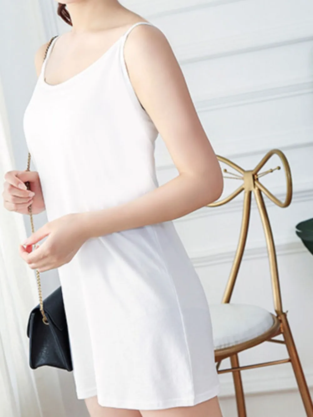 Spaghetti Strap Mini Dress, image 6