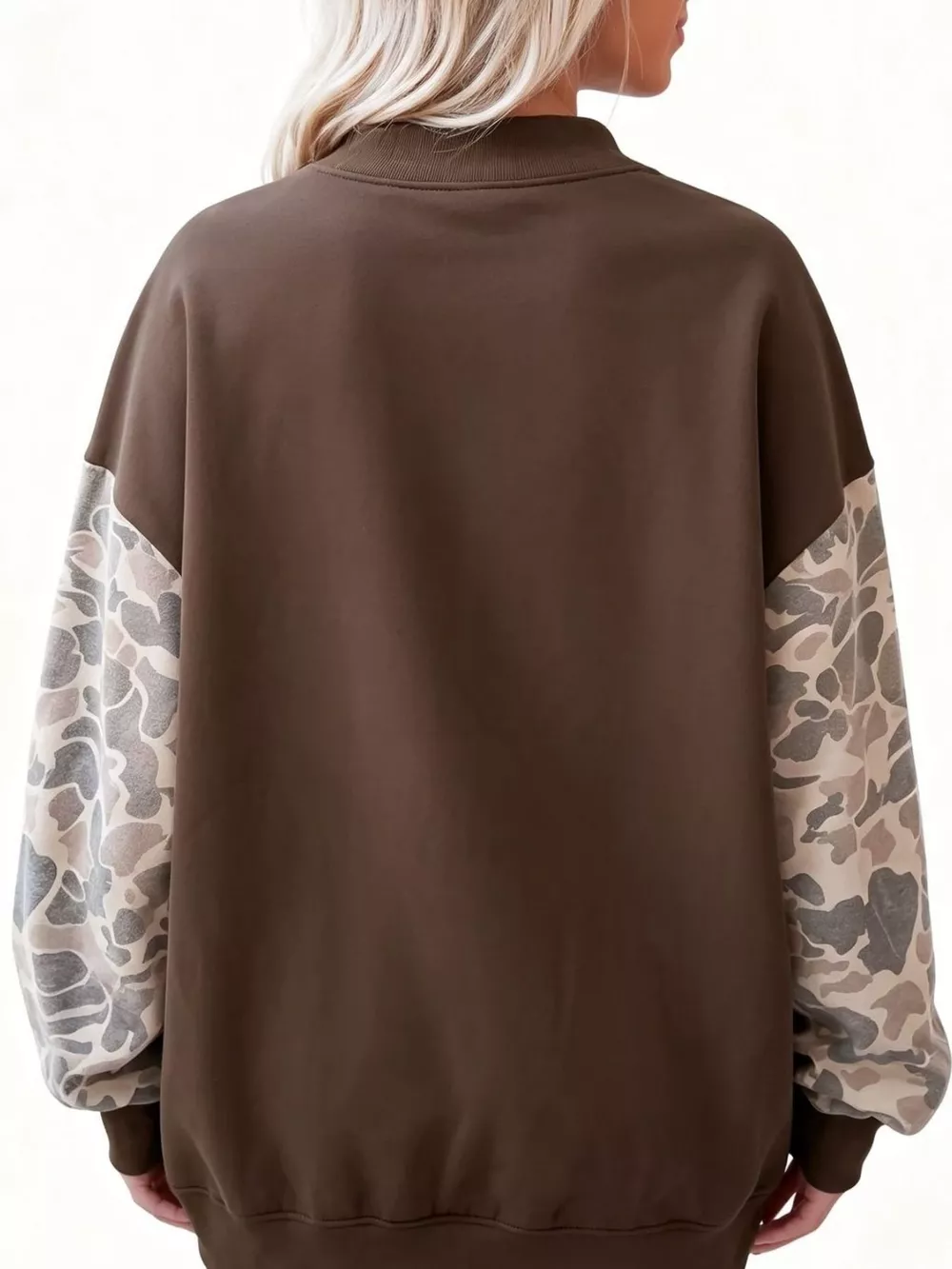 Camouflage Long Sleeve Sweatshirt, image 3