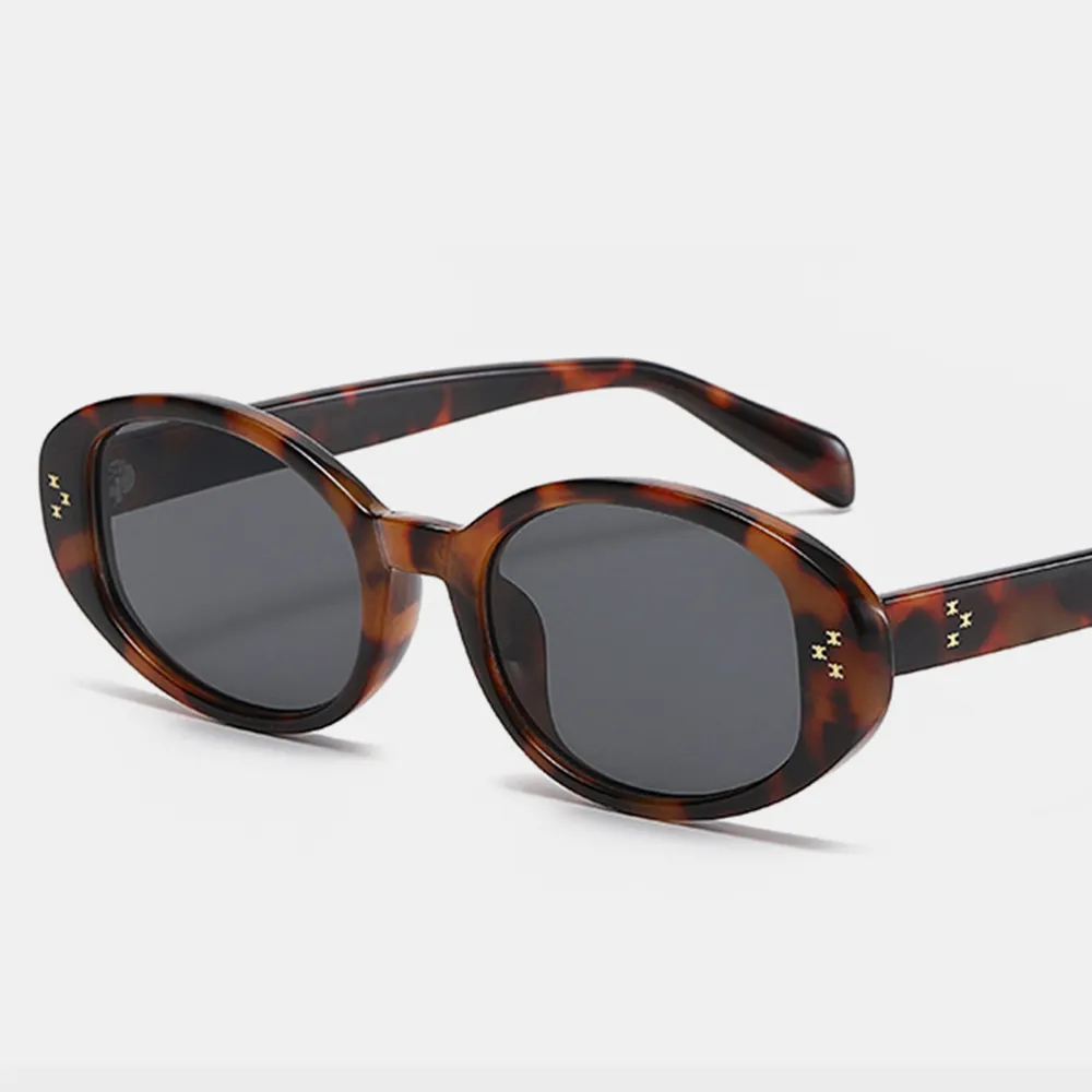 Polycarbonate Frame Oval Sunglasses, image 3