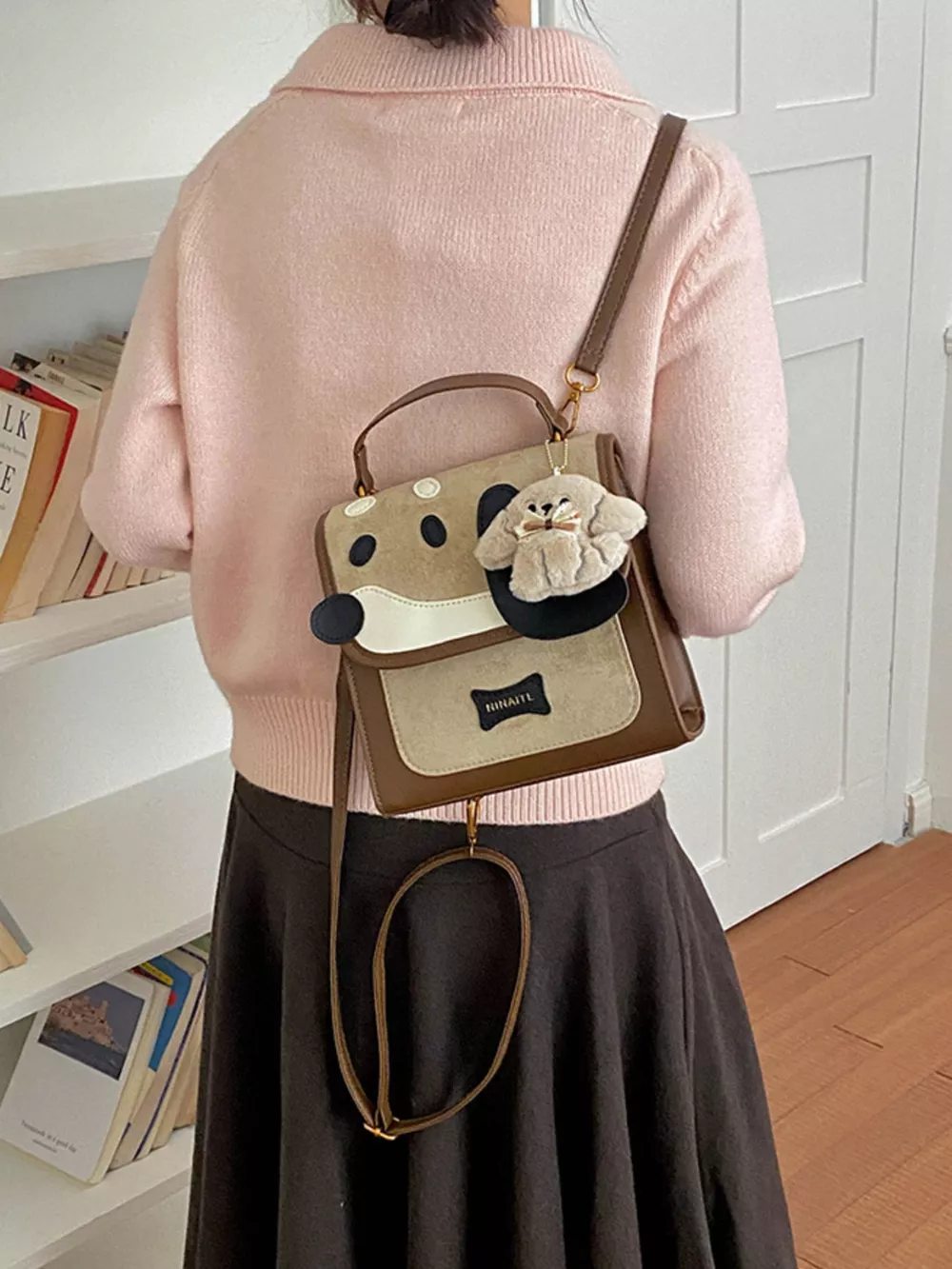 Color Block Backpack Bag, image 8