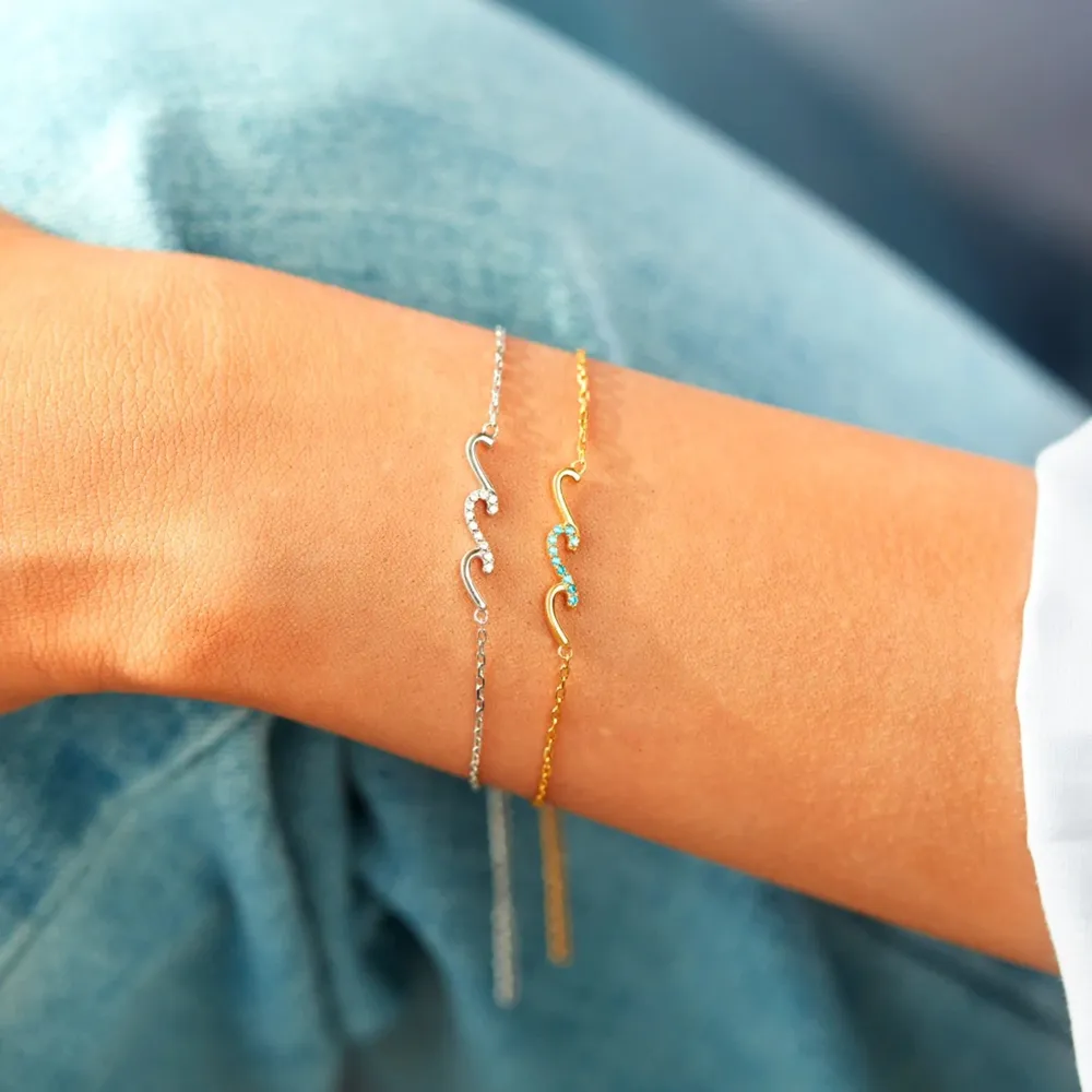 925 Sterling Silver Zircon Bracelet, image 4