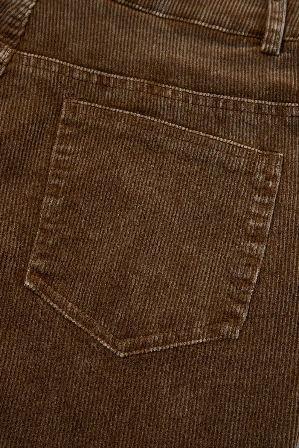 Straight Leg Corduroy Metal Button Zip-up Pants, image 10
