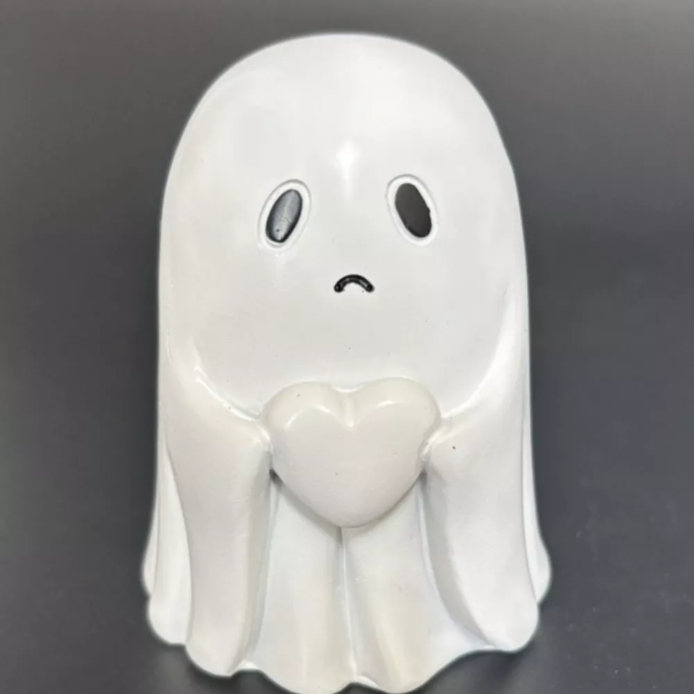 Halloween Ghost Heart Decorative Ornament, image 3