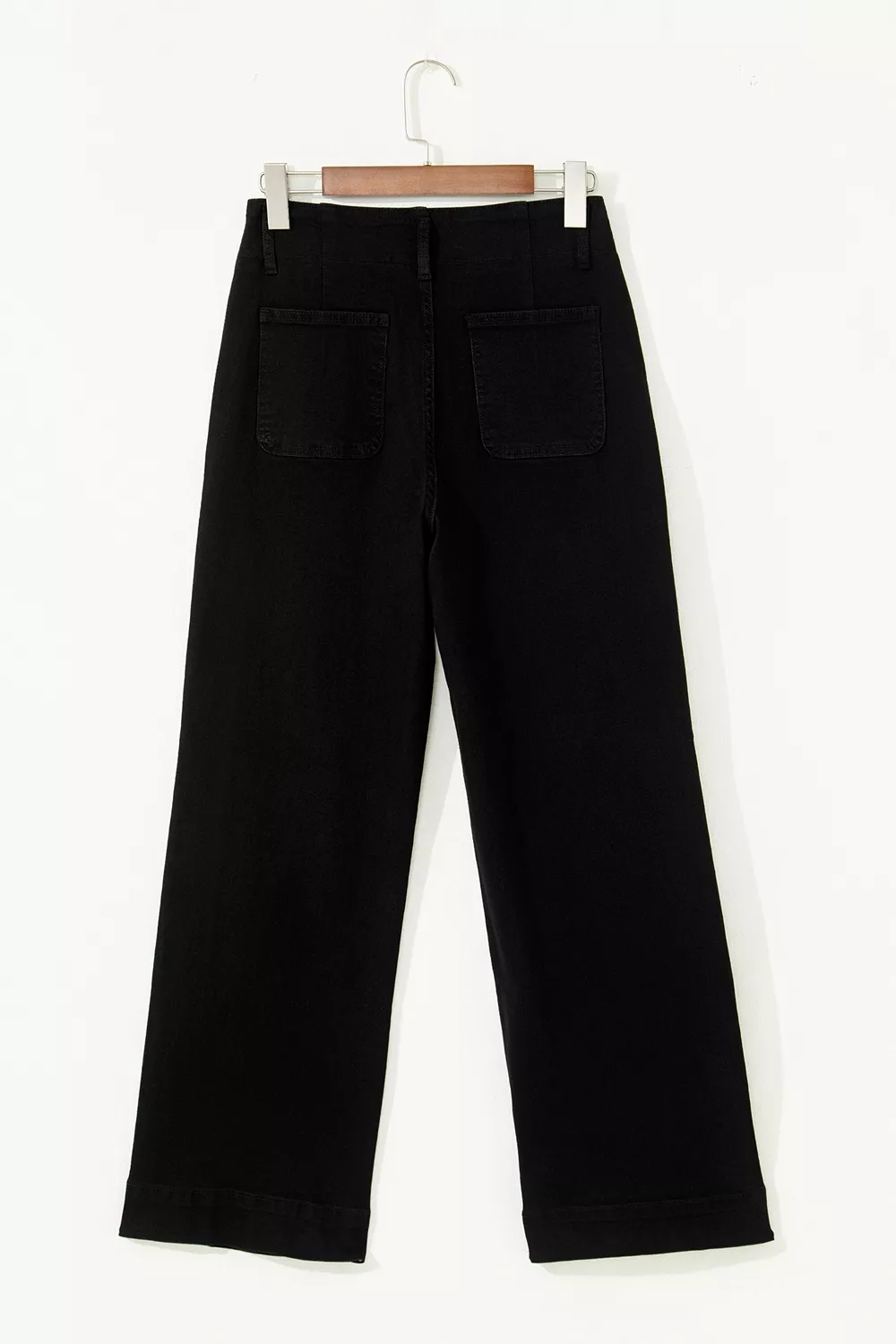 2-Button High Waist Flared Bottom Jeans, image 7