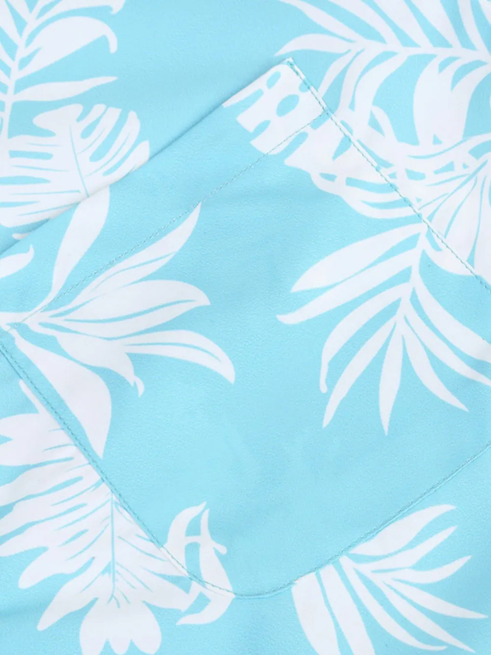 Men's Hawaiian Print Short Sleeve Button Down Shirt, image 9