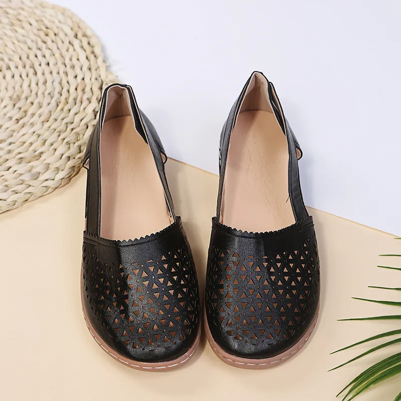 Cutout Round Toe Slip-Ons, image 16