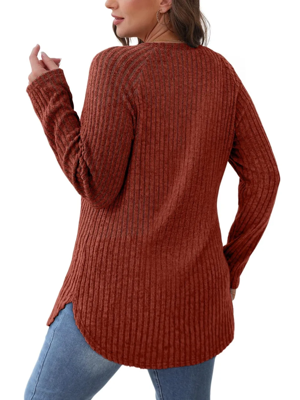 Round Neck Raglan Sleeve T-Shirt, image 12